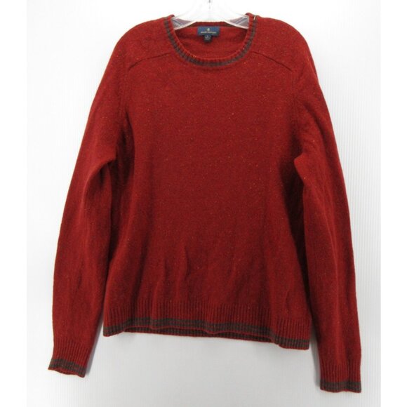 Brooks Brothers Sweater Large Lambs Wool Blend Speckled Pullover Knit * - Picture 1 of 11